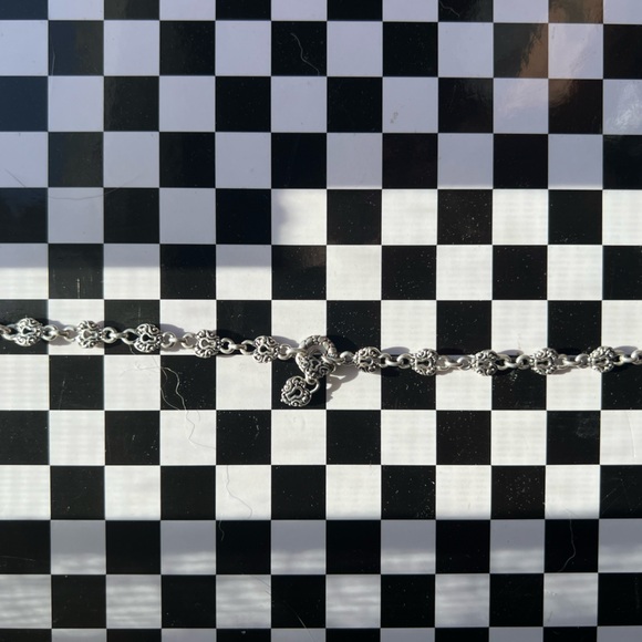 SARDA Sterling Silver Heart Locket Anklet🔒🩶 - Picture 12 of 16